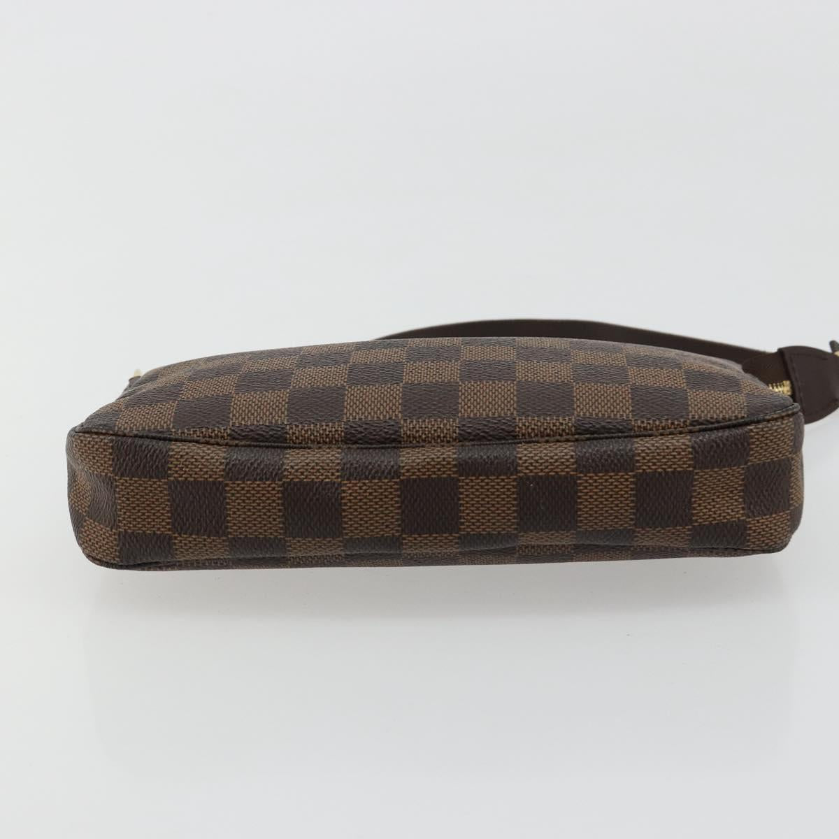 LOUIS VUITTON Damier Ebene Pochette Accessoires Pouch N41206 LV Auth 165256V
