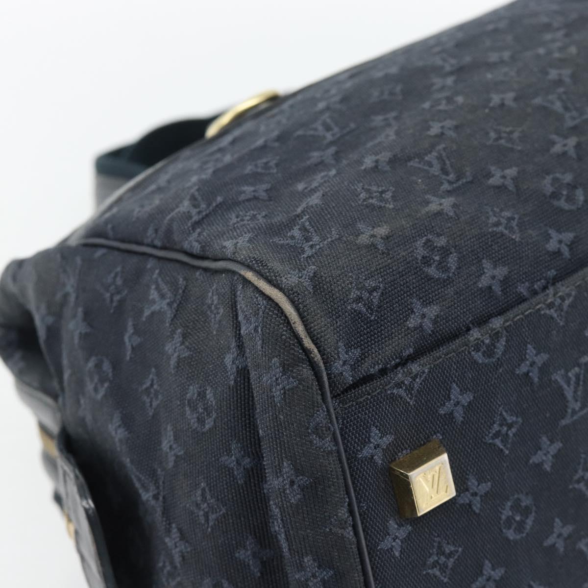 LOUIS VUITTON Monogram Mini Josephine GM Hand Bag TST Blue M92411 LV Auth 165265