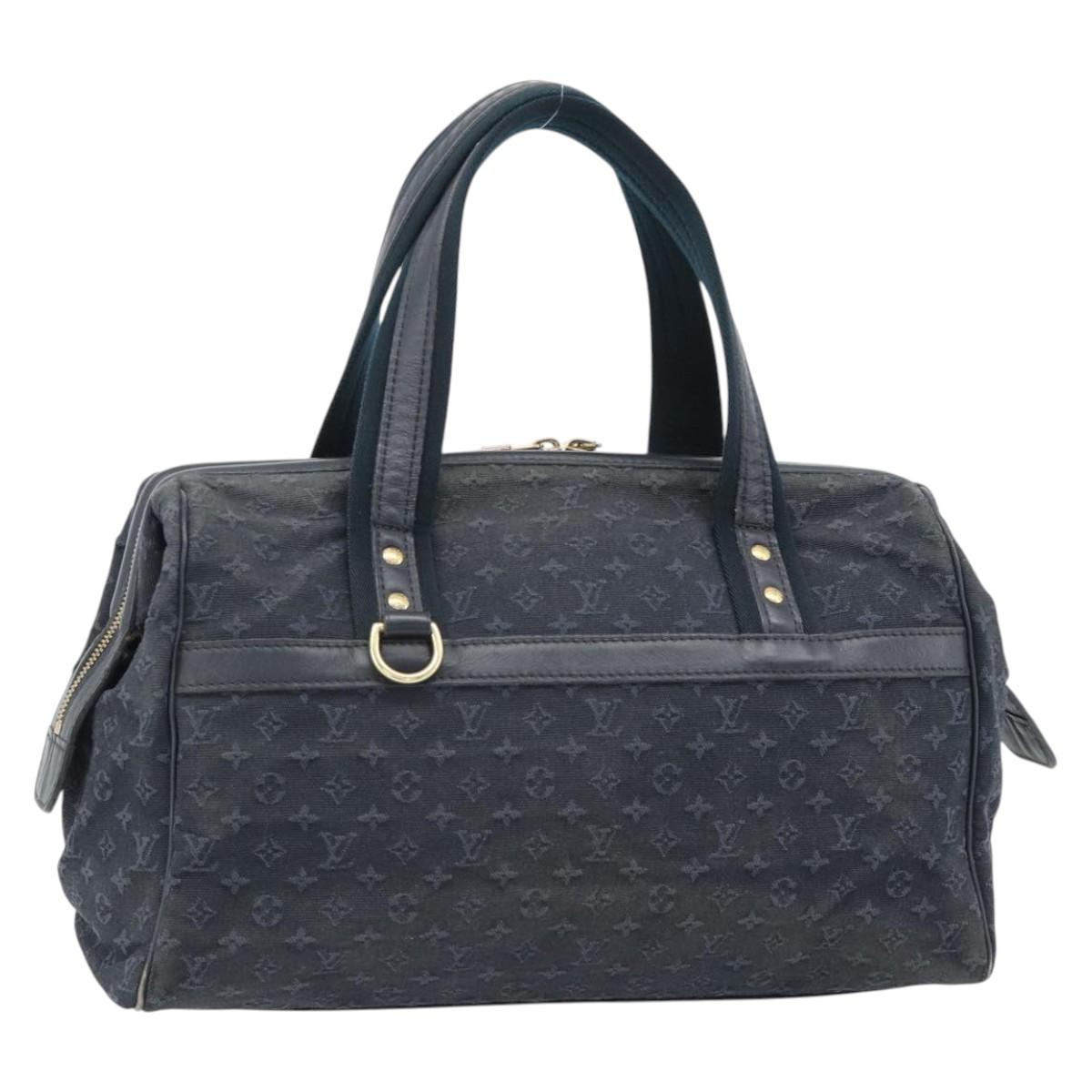 LOUIS VUITTON Monogram Mini Josephine GM Hand Bag TST Blue M92411 LV Auth 165265