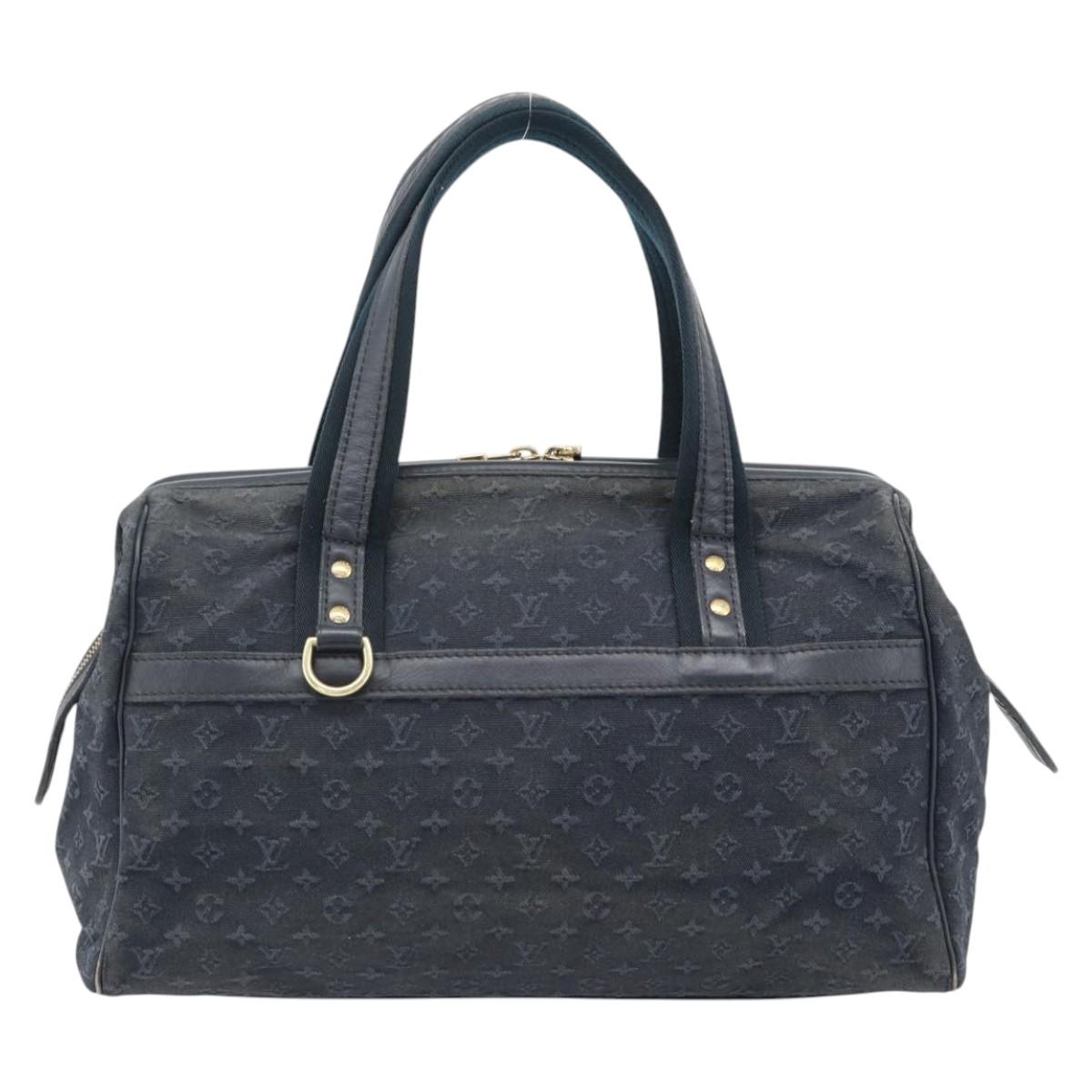 LOUIS VUITTON Monogram Mini Josephine GM Hand Bag TST Blue M92411 LV Auth 165265