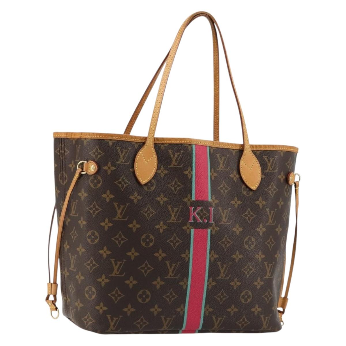 LOUIS VUITTON Monogram My LV Heritage Neverfull MM Tote Bag M40156 Auth 165269