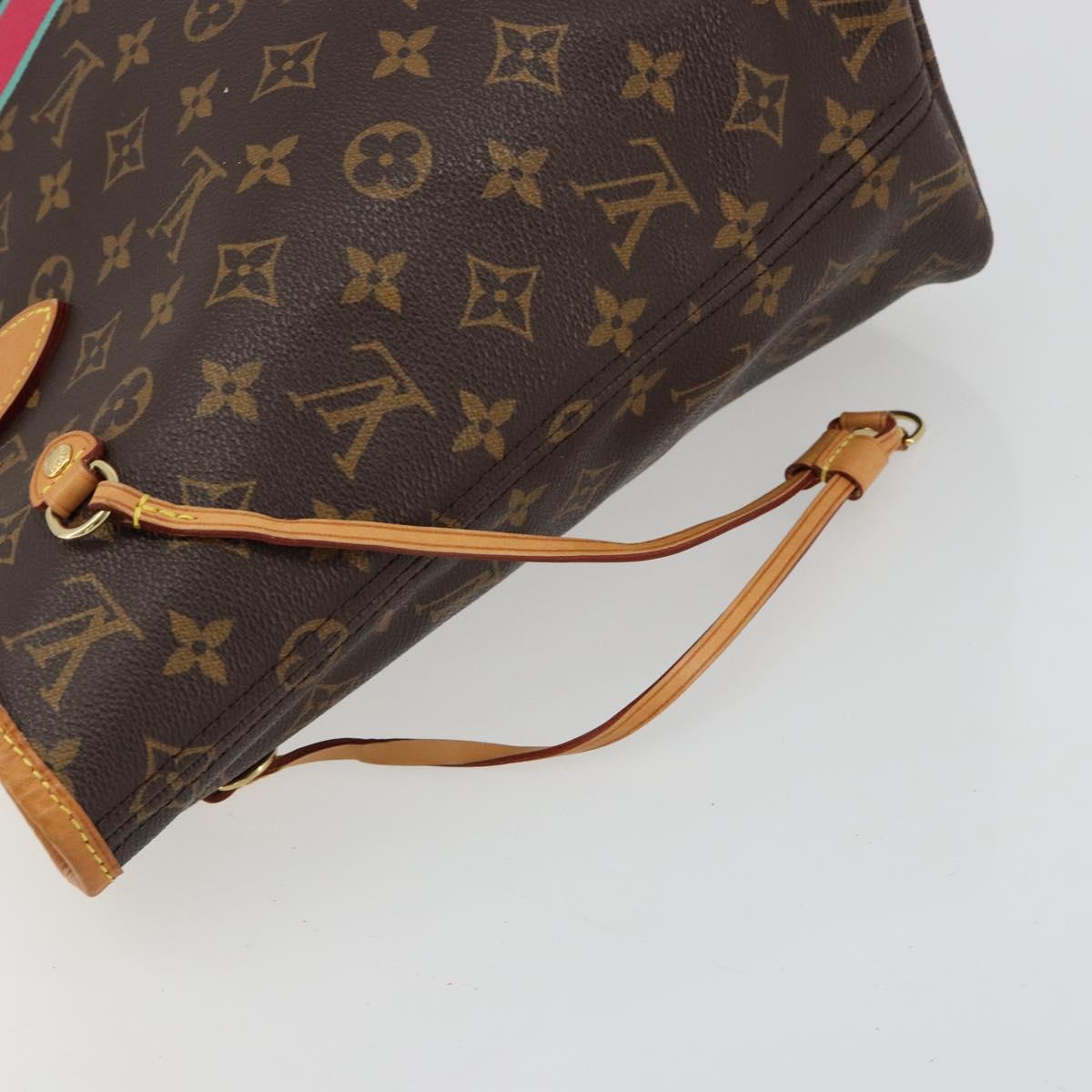 LOUIS VUITTON Monogram My LV Heritage Neverfull MM Tote Bag M40156 Auth 165269