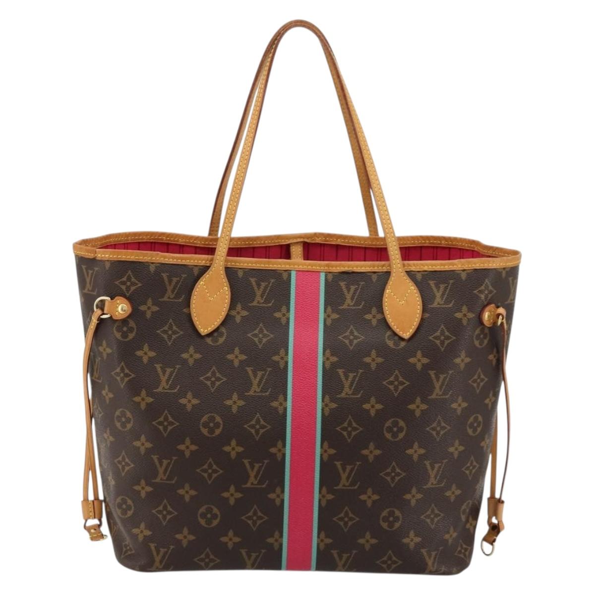 LOUIS VUITTON Monogram My LV Heritage Neverfull MM Tote Bag M40156 Auth 165269