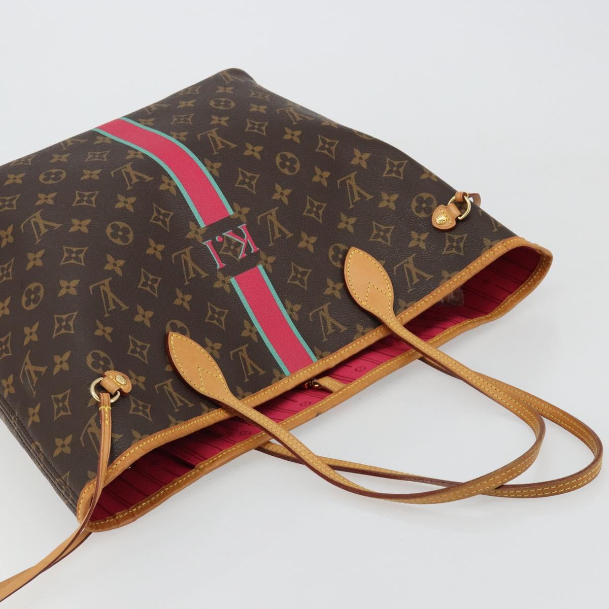 LOUIS VUITTON Monogram My LV Heritage Neverfull MM Tote Bag M40156 Auth 165269