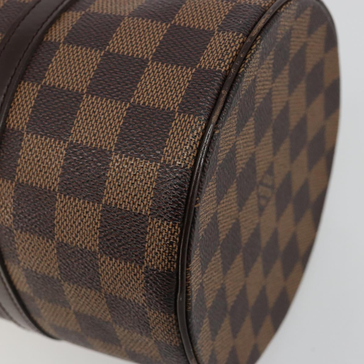 LOUIS VUITTON Damier Ebene Papillon 30 Hand Bag N51303 LV Auth 165272A