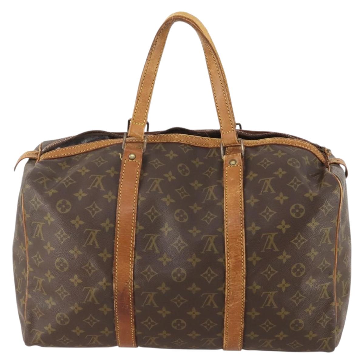 LOUIS VUITTON Monogram Sac Souple 45 Boston Bag M41624 LV Auth 165284