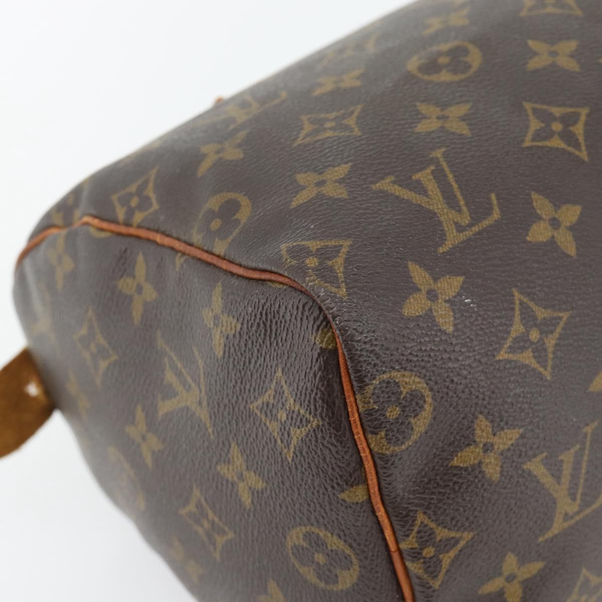 LOUIS VUITTON Monogram Speedy 25 Hand Bag M41528 LV Auth 165287