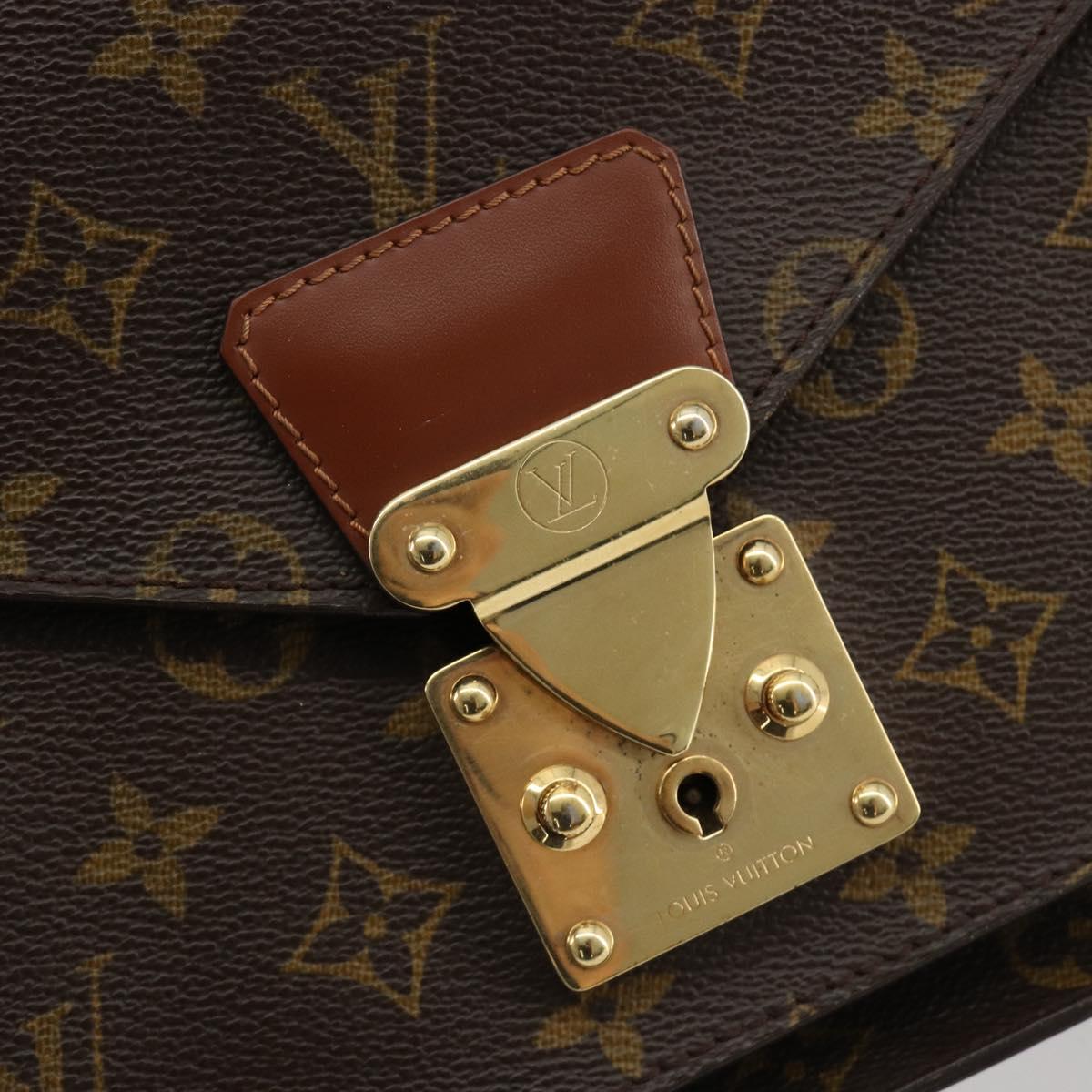 LOUIS VUITTON Monogram Monceau 28 Hand Bag M51185 LV Auth 165289