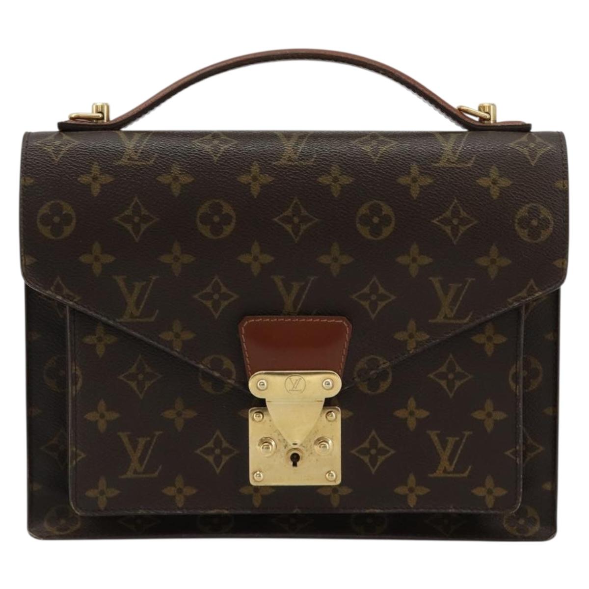 LOUIS VUITTON Monogram Monceau 28 Hand Bag M51185 LV Auth 165289