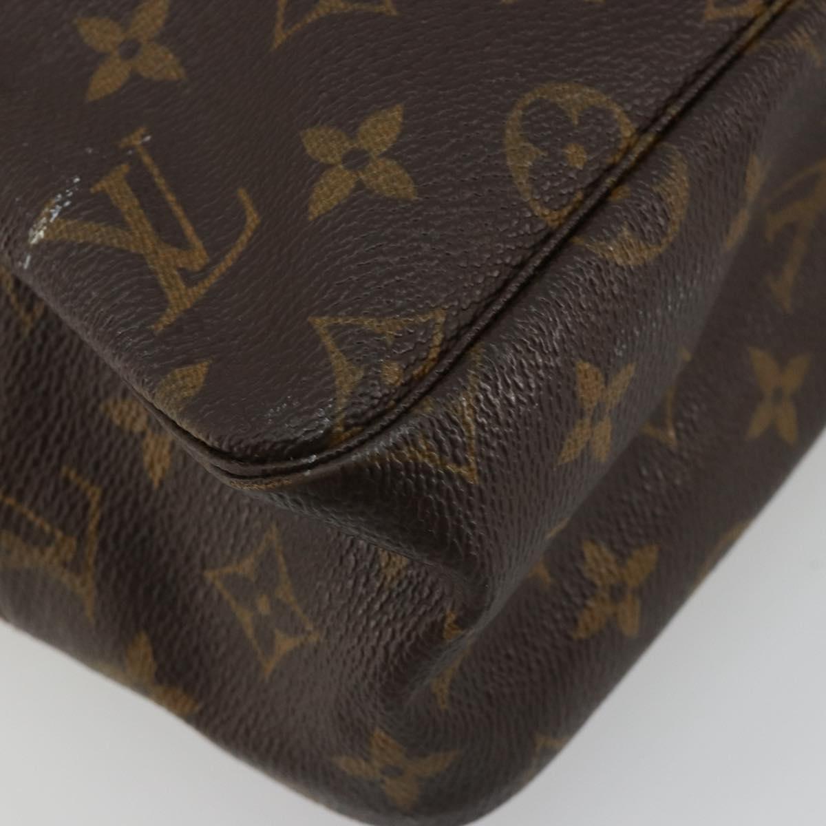 LOUIS VUITTON Monogram Trousse Toilette 28 Clutch Bag M47522 LV Auth 165290