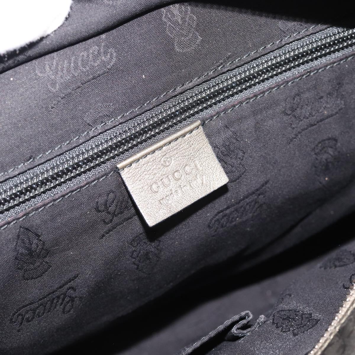 GUCCI GG Implementation Tote Bag PVC Gold 211138 Auth 165296