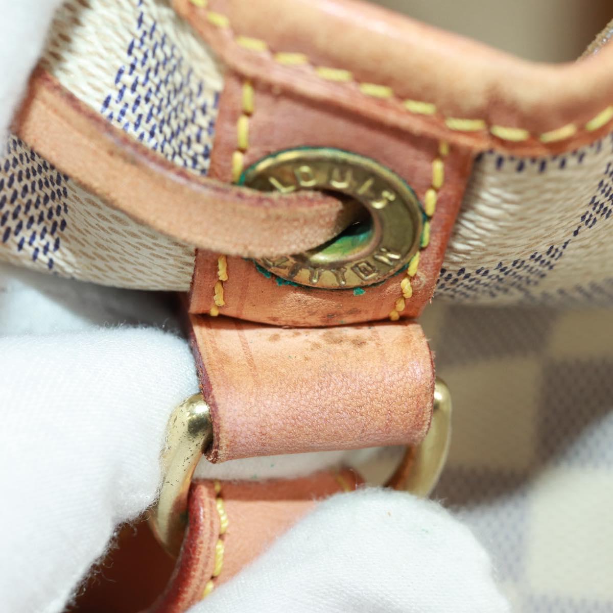 LOUIS VUITTON Damier Azur Noe Shoulder Bag N42222 LV Auth 165357V
