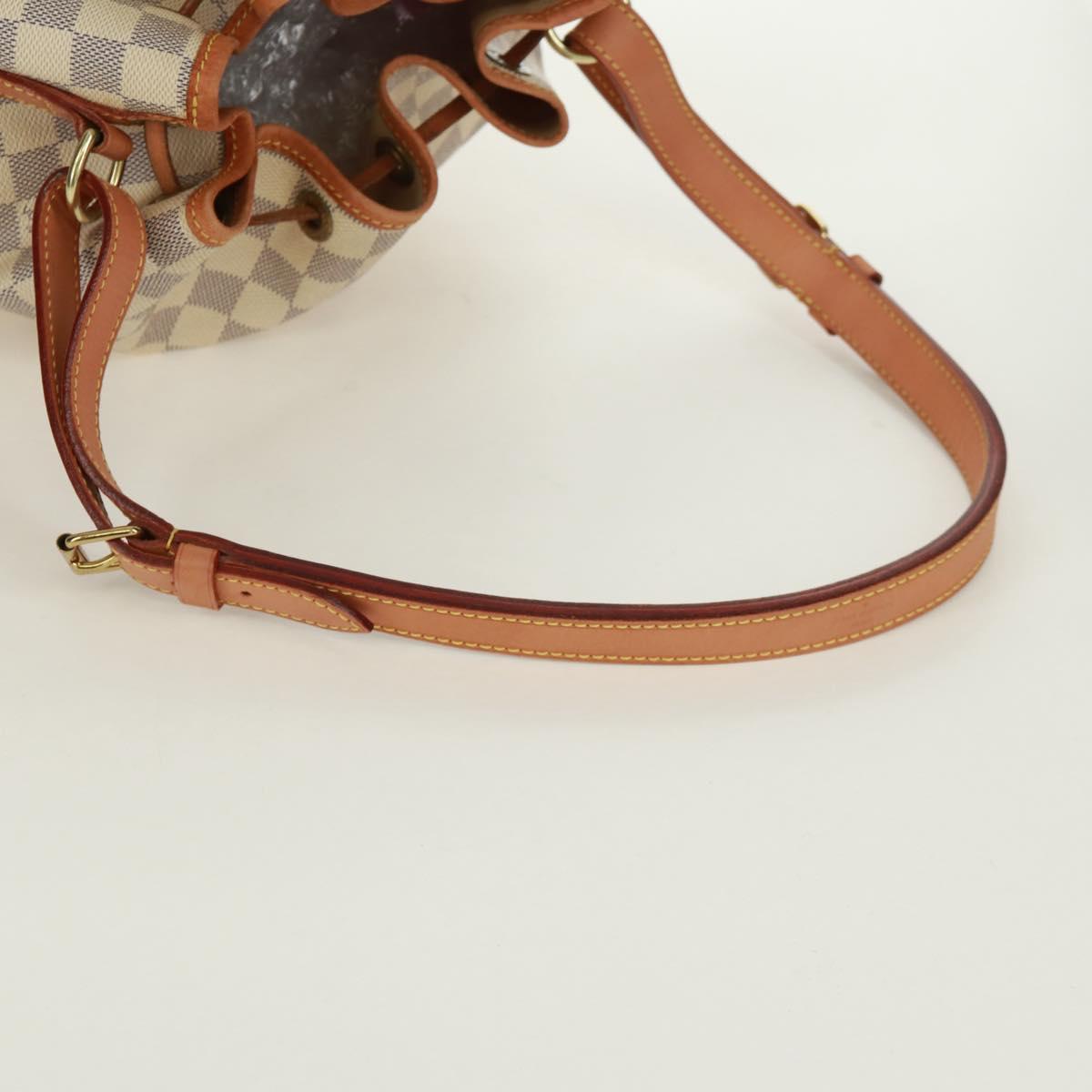 LOUIS VUITTON Damier Azur Noe Shoulder Bag N42222 LV Auth 165357V