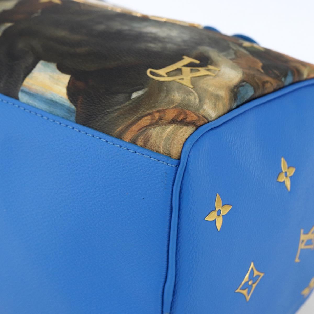 LOUIS VUITTON Masters Collection RUBENS Speedy 30 Bag Blue M43305 Auth 165359SM