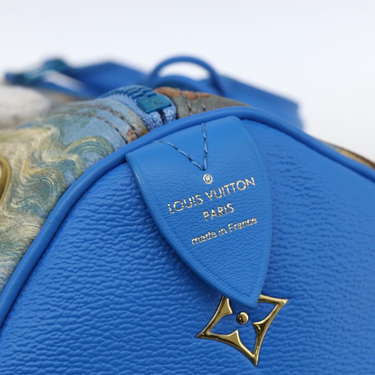 LOUIS VUITTON Masters Collection RUBENS Speedy 30 Bag Blue M43305 Auth 165359SM