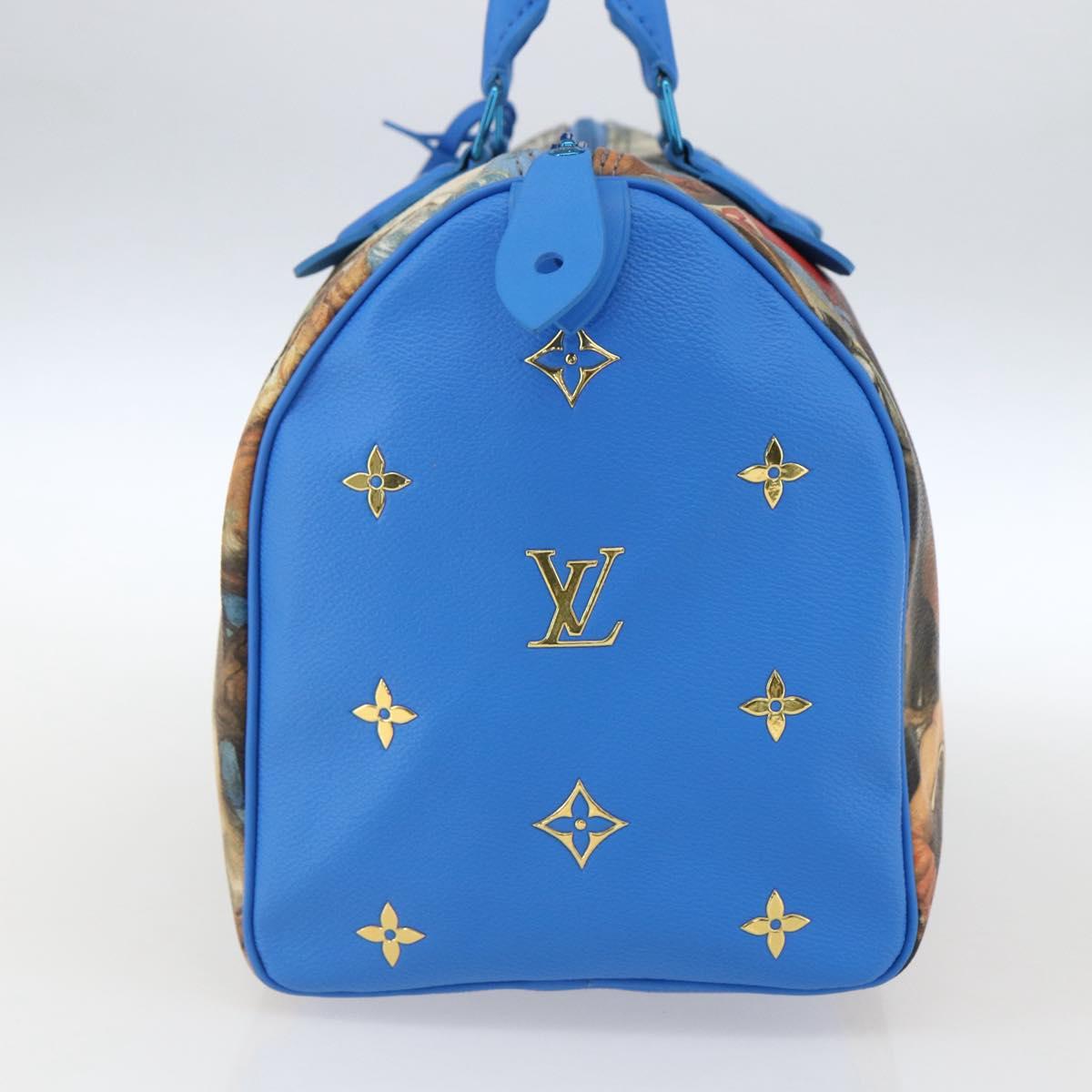 LOUIS VUITTON Masters Collection RUBENS Speedy 30 Bag Blue M43305 Auth 165359SM
