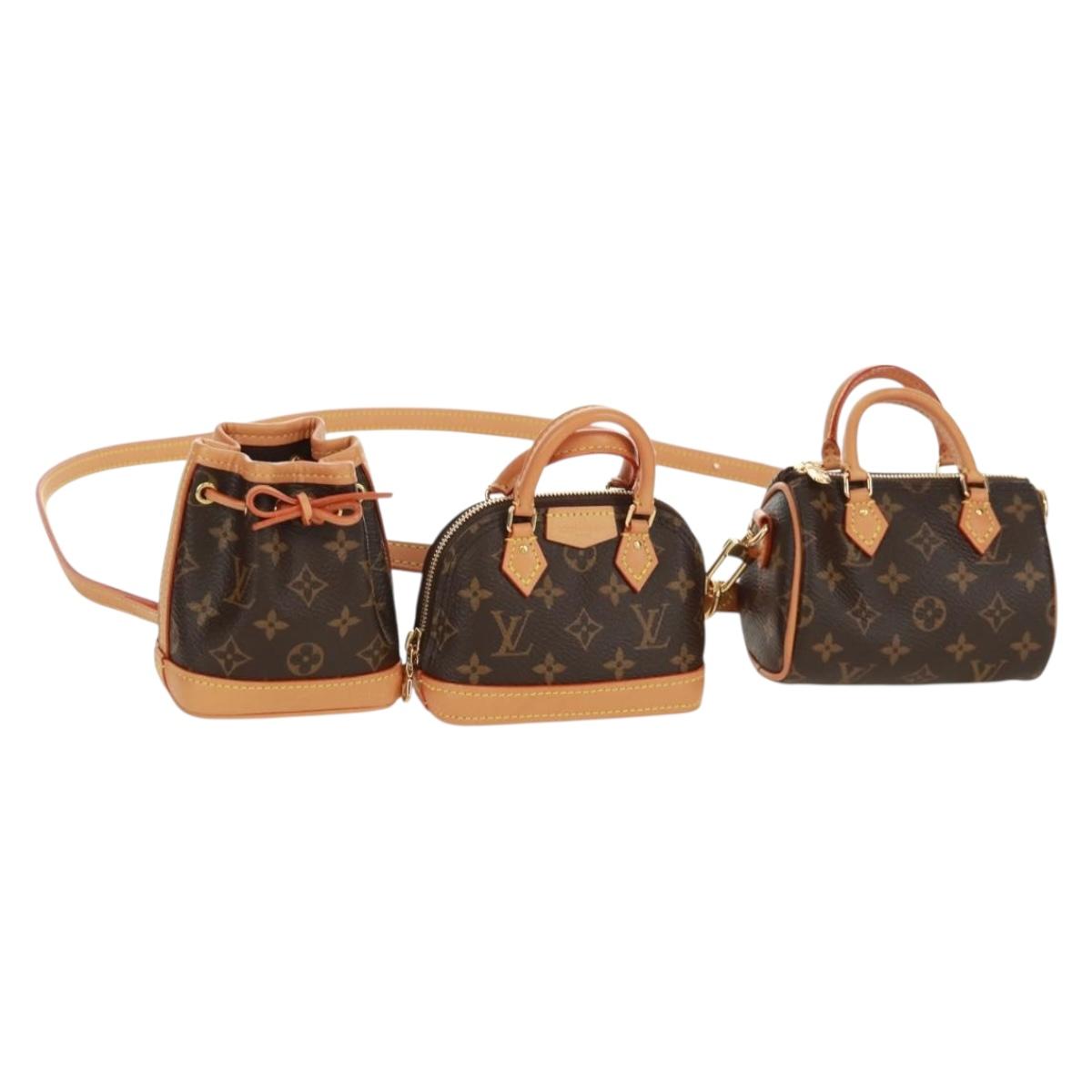 LOUIS VUITTON 2021-2025 Monogram Trio Mini Icon Bag M81081 LV Auth 165361SM