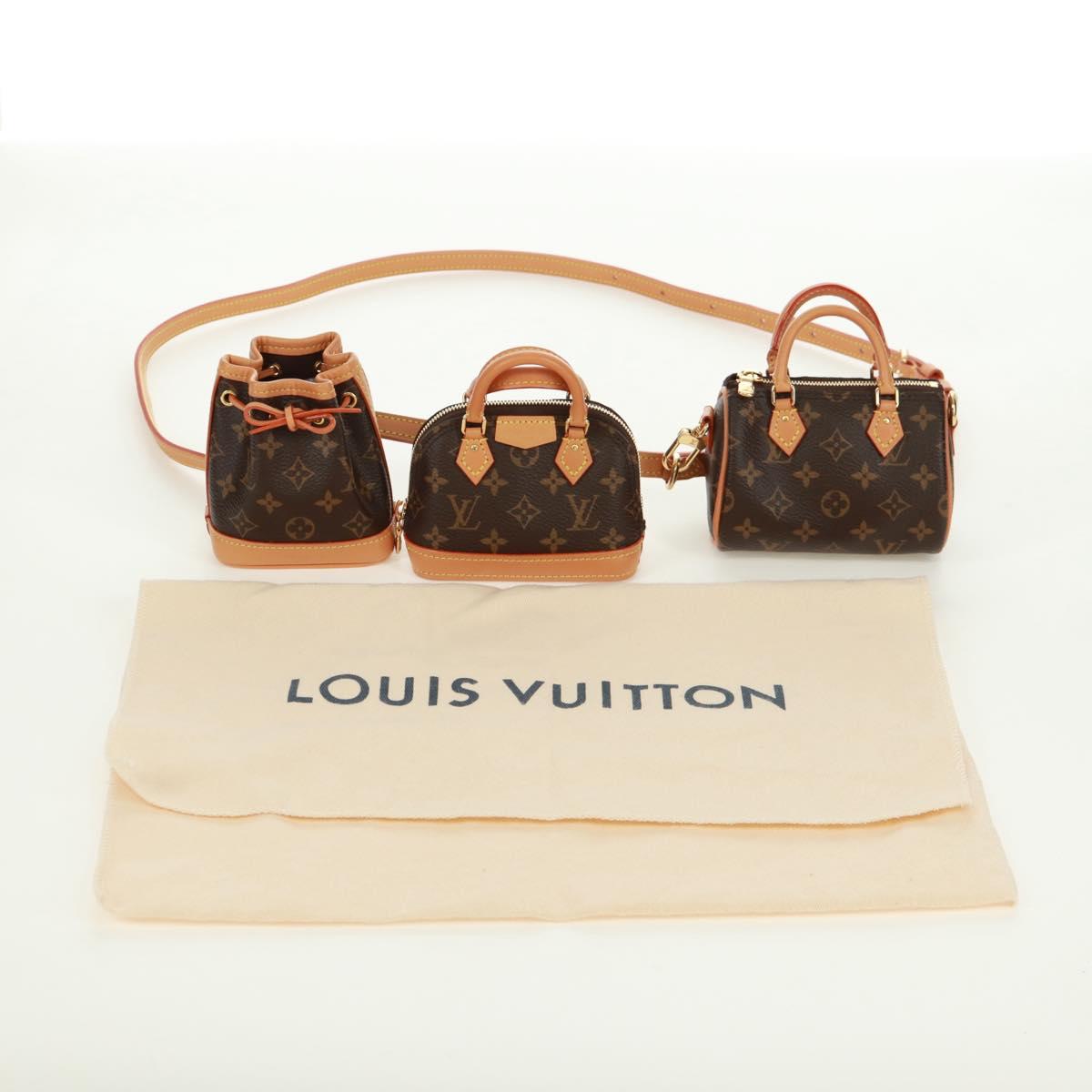 LOUIS VUITTON 2021-2025 Monogram Trio Mini Icon Bag M81081 LV Auth 165361SM