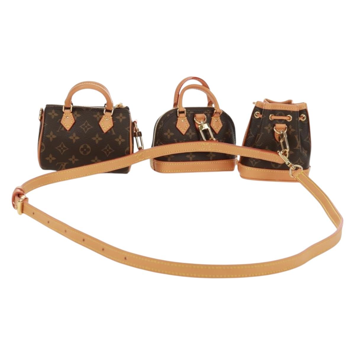 LOUIS VUITTON 2021-2025 Monogram Trio Mini Icon Bag M81081 LV Auth 165361SM