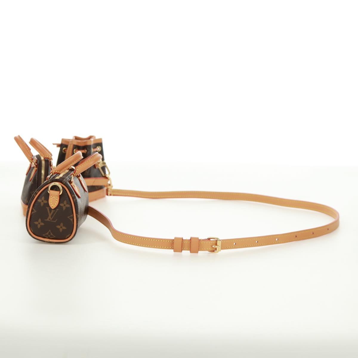 LOUIS VUITTON 2021-2025 Monogram Trio Mini Icon Bag M81081 LV Auth 165361SM