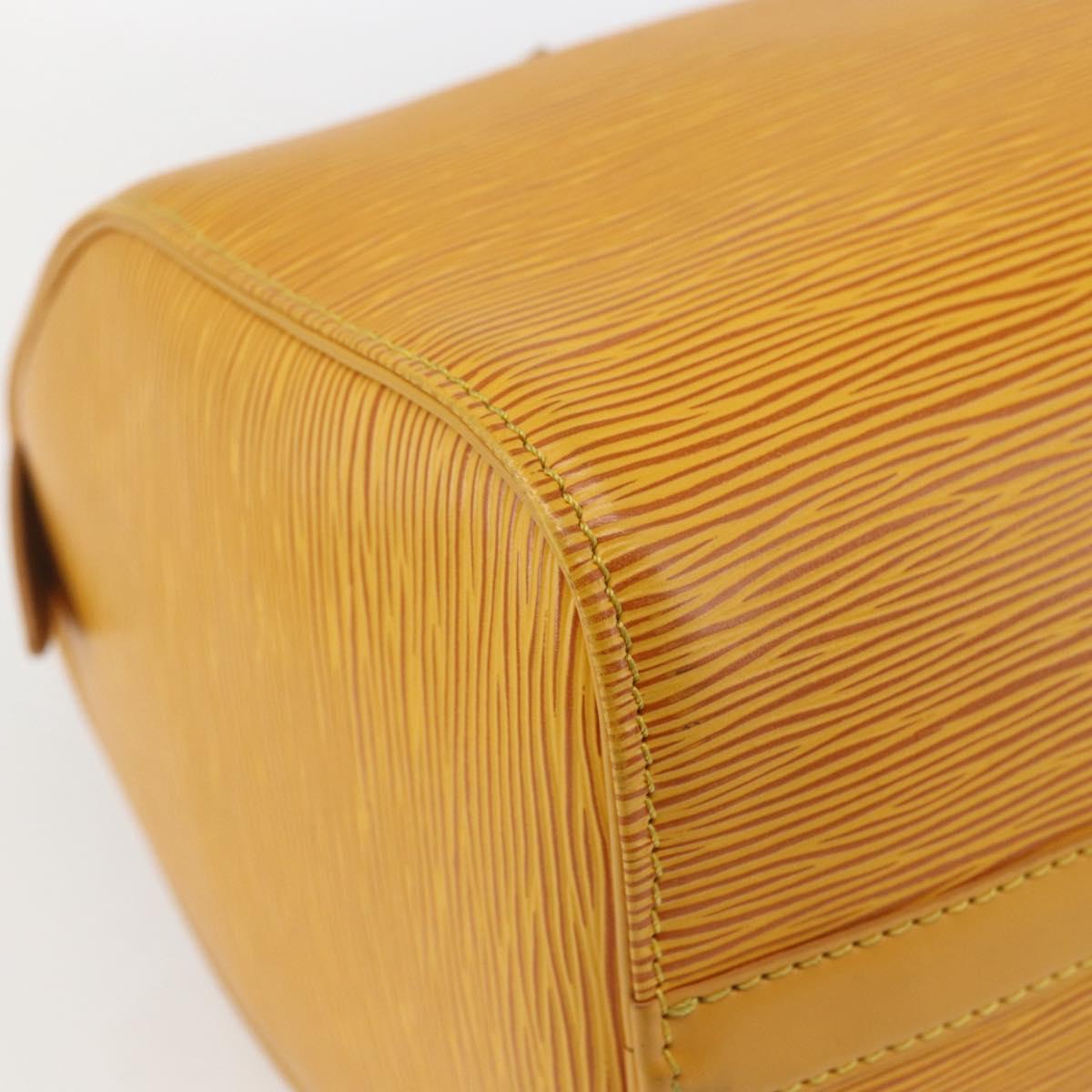 LOUIS VUITTON Epi Speedy 25 Hand Bag Tassili Yellow M43019 LV Auth 165363V
