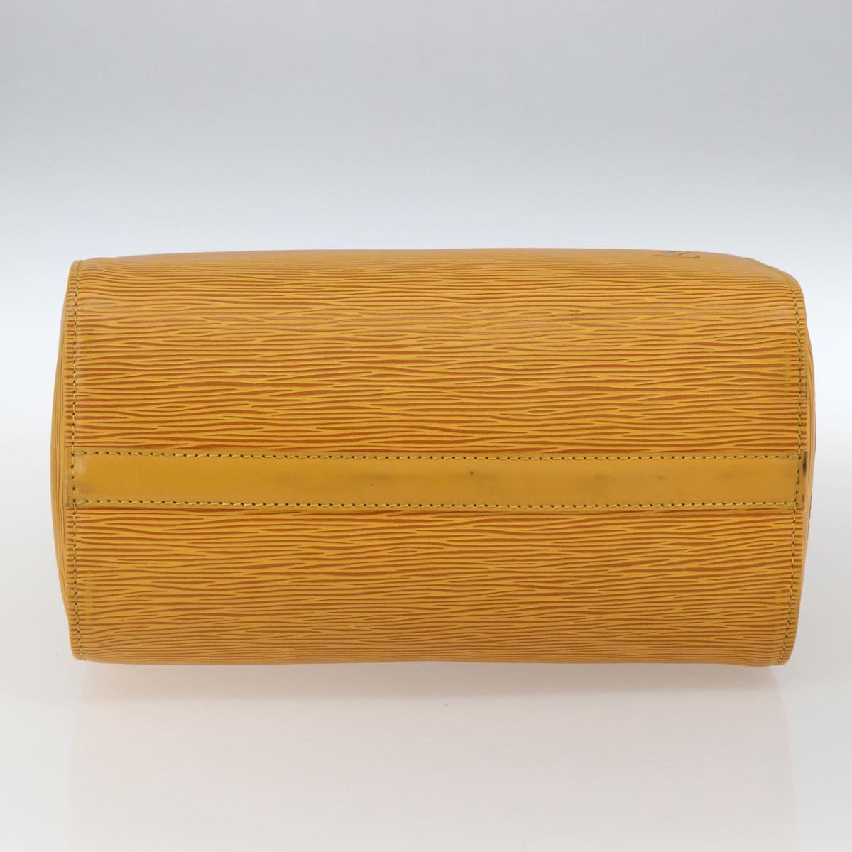 LOUIS VUITTON Epi Speedy 25 Hand Bag Tassili Yellow M43019 LV Auth 165363V