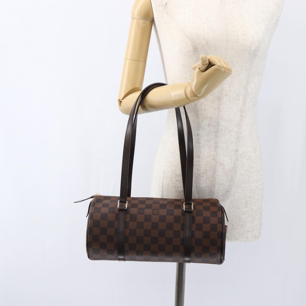 LOUIS VUITTON Damier Ebene Papillon 30 Hand Bag New Model N51303 Auth 165364SAM