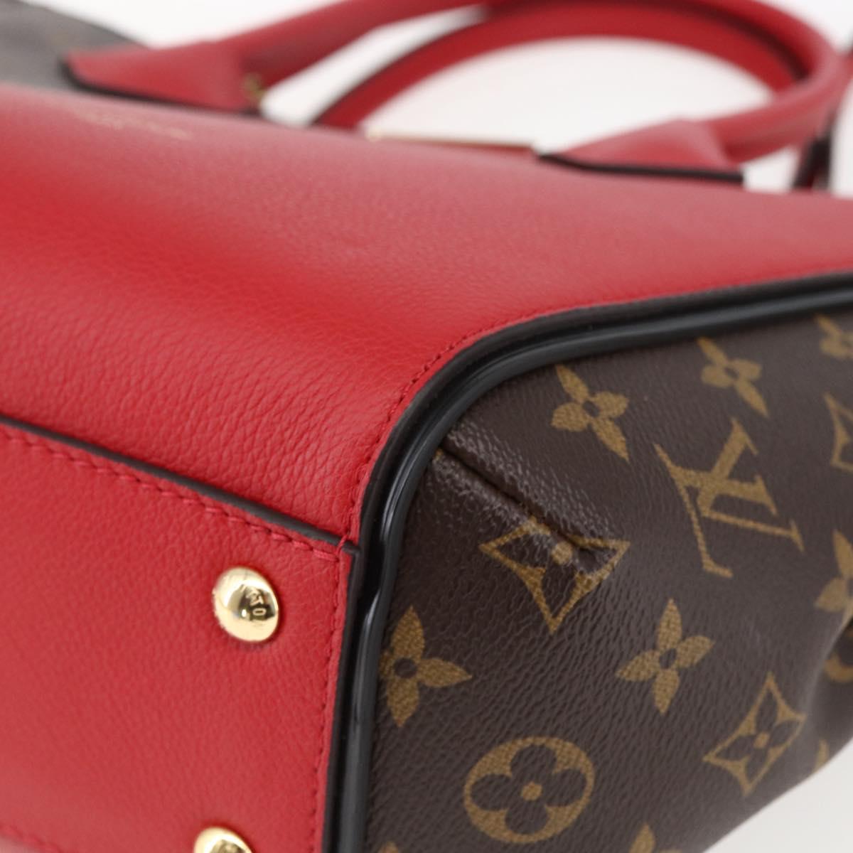 LOUIS VUITTON Monogram Cerise Kimono MM Tote Bag Red M40459 LV Auth 165368SAM