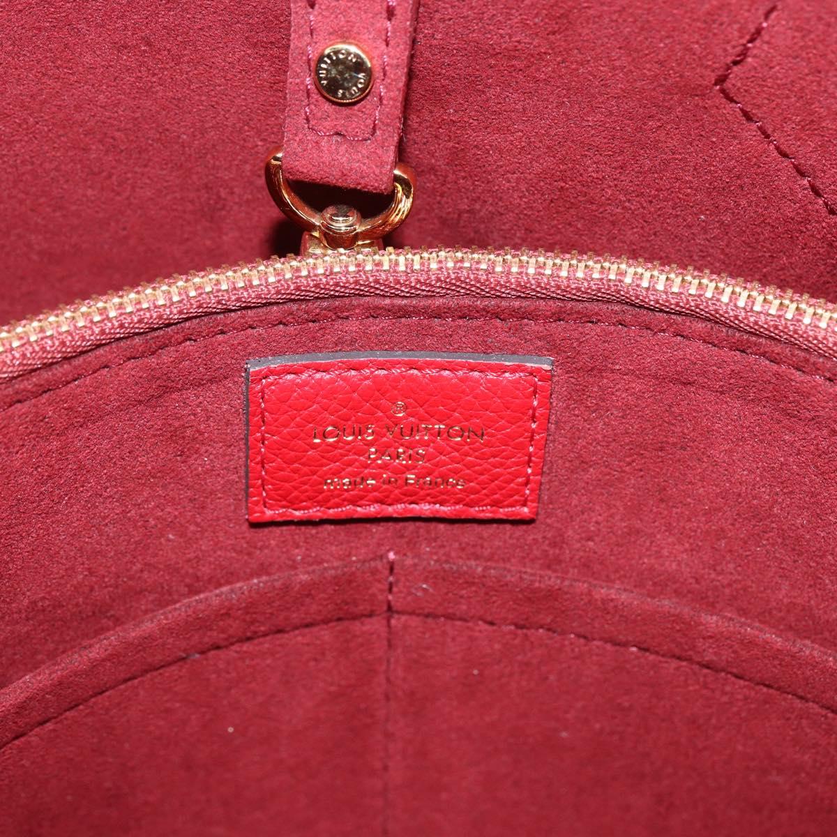 LOUIS VUITTON Monogram Cerise Kimono MM Tote Bag Red M40459 LV Auth 165368SAM