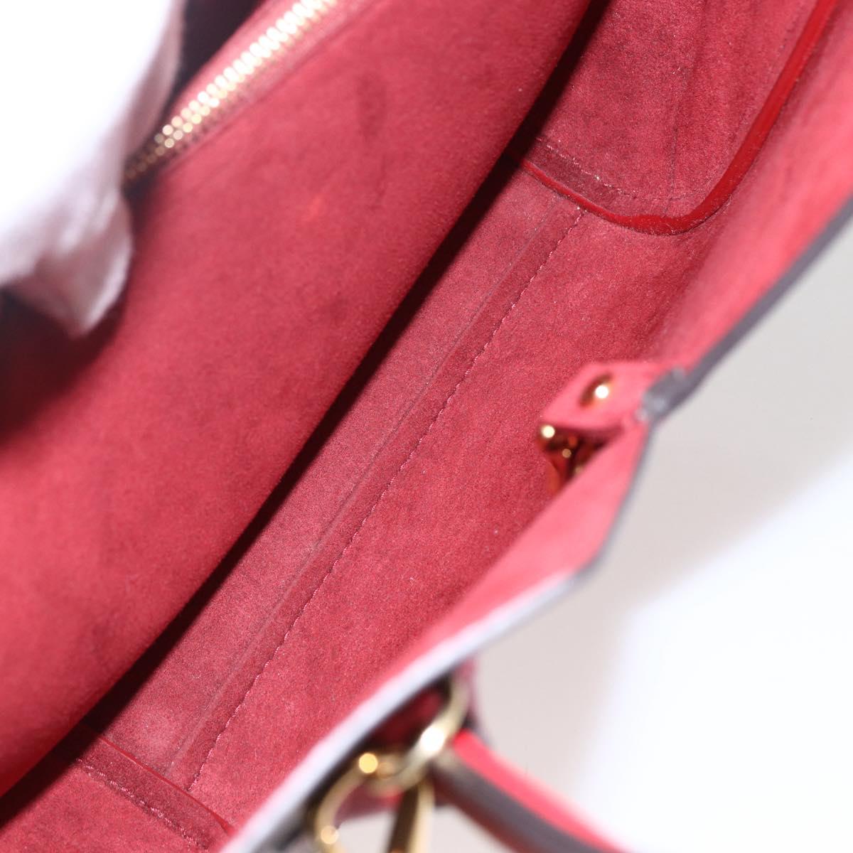 LOUIS VUITTON Monogram Cerise Kimono MM Tote Bag Red M40459 LV Auth 165368SAM