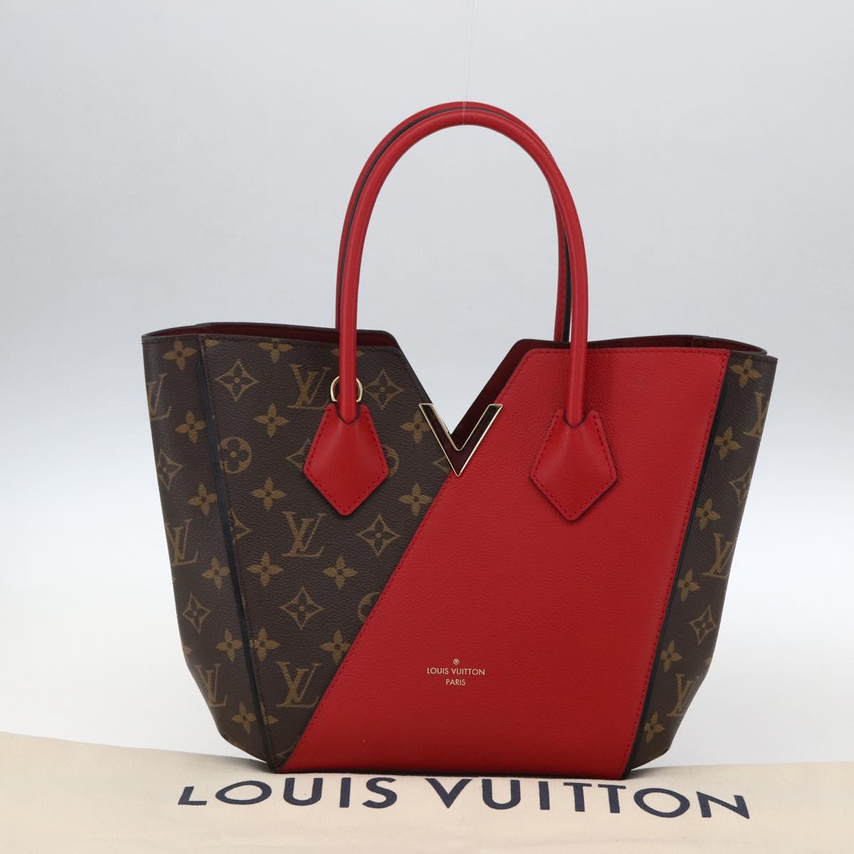 LOUIS VUITTON Monogram Cerise Kimono MM Tote Bag Red M40459 LV Auth 165368SAM
