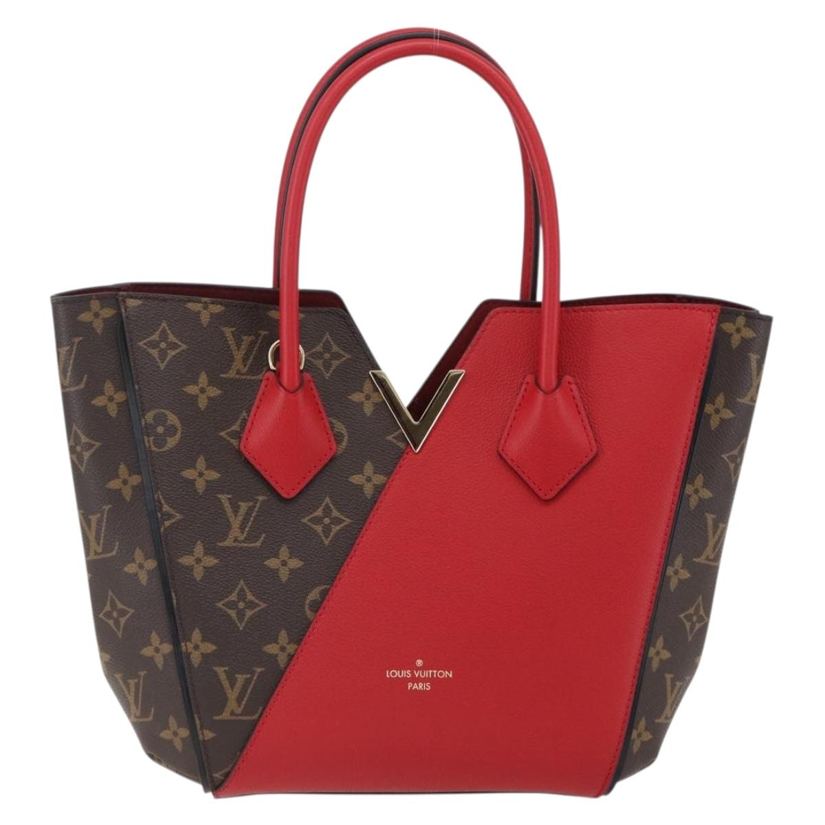 LOUIS VUITTON Monogram Cerise Kimono MM Tote Bag Red M40459 LV Auth 165368SAM