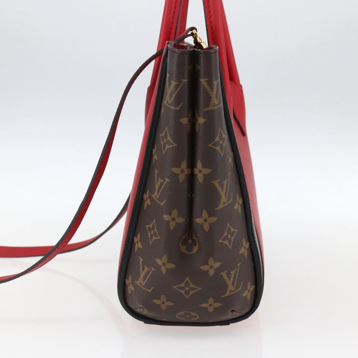 LOUIS VUITTON Monogram Cerise Kimono MM Tote Bag Red M40459 LV Auth 165368SAM