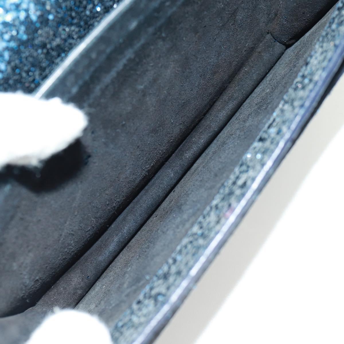 SAINT LAURENT Sunset Medium Cassandra Glitter Cassandra Bag Leather Auth 165369
