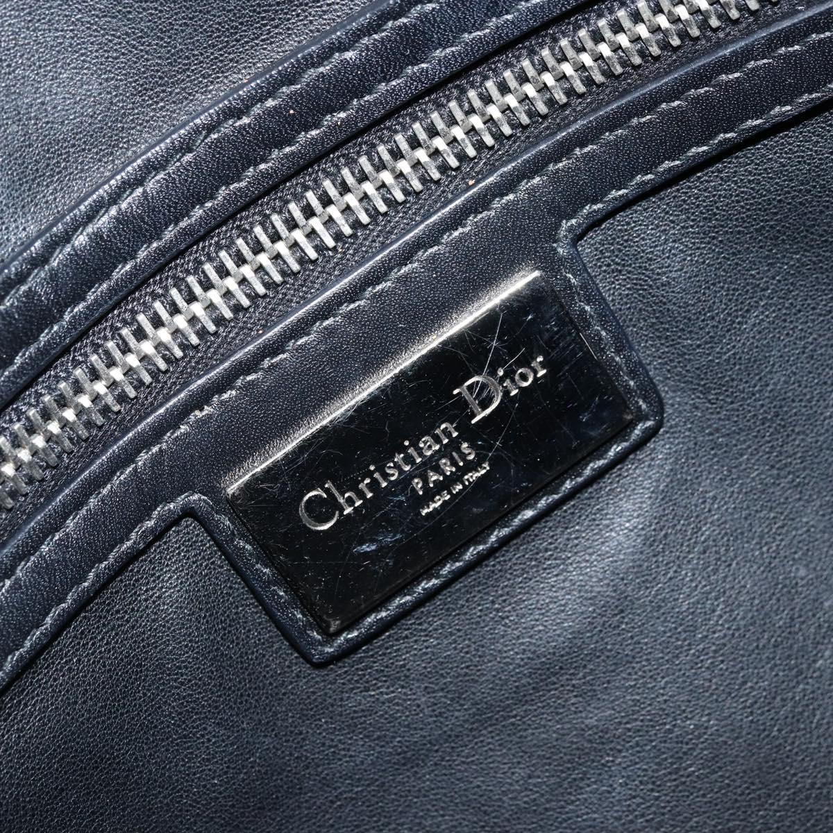Christian Dior Anselmurail Tote Bag Canvas Multicolor Silver Auth 165371M