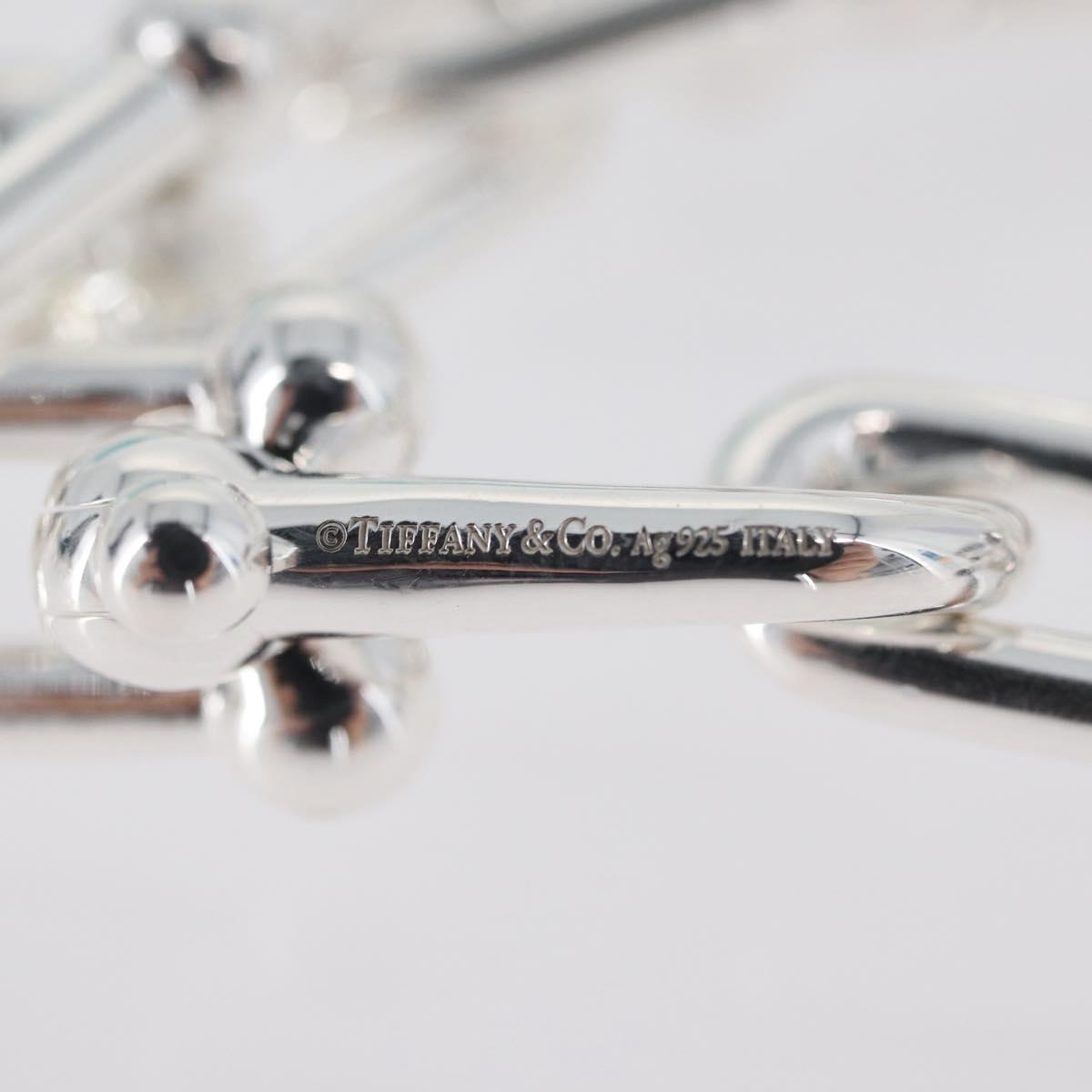 TIFFANY&Co. Hardware Large Link Bracelet Ag925 Silver Auth 165380SM