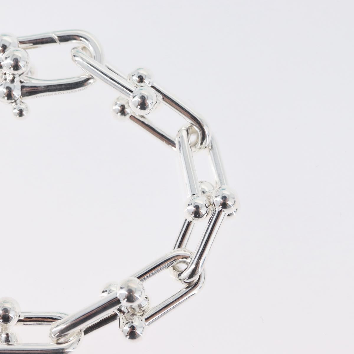 TIFFANY&Co. Hardware Large Link Bracelet Ag925 Silver Auth 165380SM