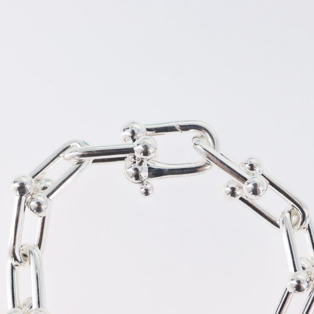 TIFFANY&Co. Hardware Large Link Bracelet Ag925 Silver Auth 165380SM