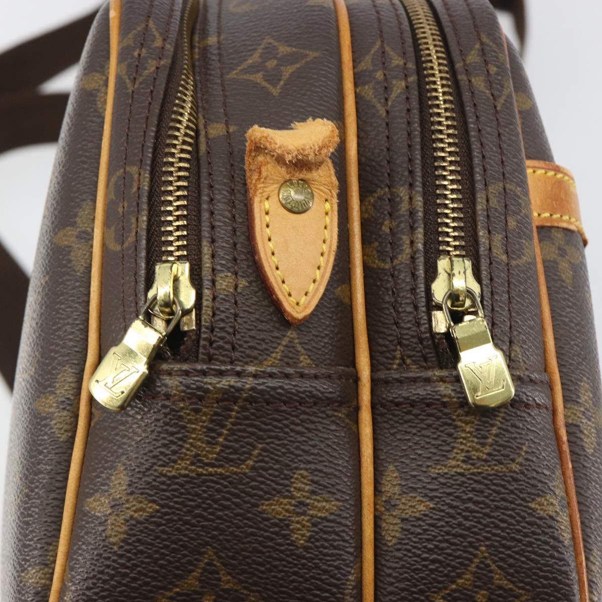 LOUIS VUITTON Monogram Reporter PM Shoulder Bag M45254 LV Auth 165394