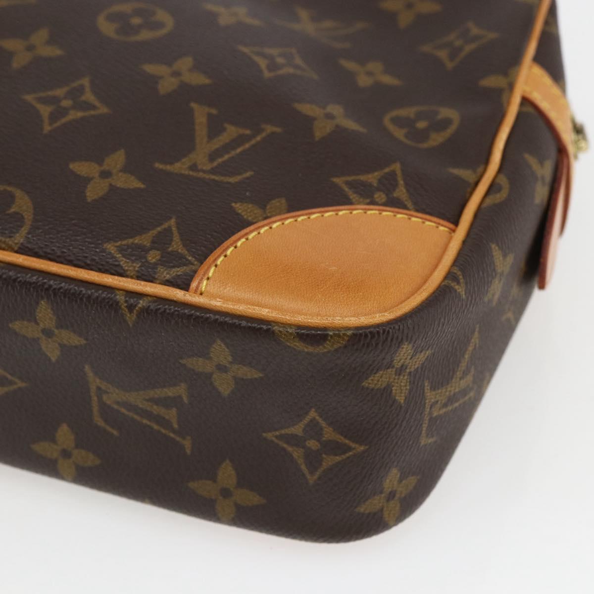 LOUIS VUITTON Monogram Compiegne 28 Clutch Bag M51845 LV Auth 165422