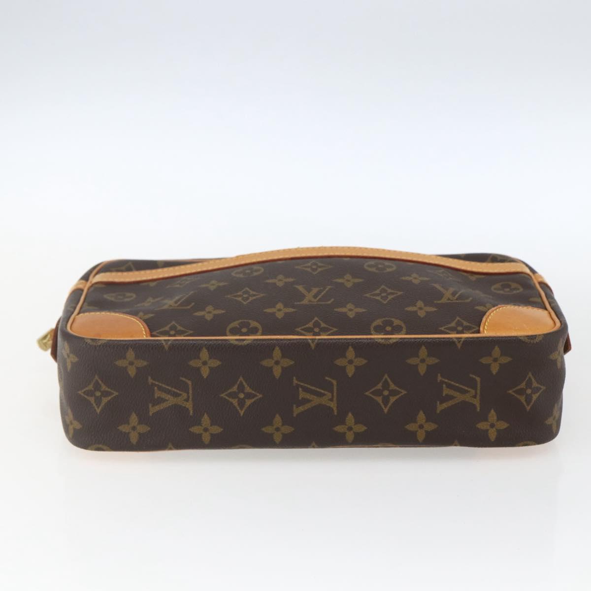 LOUIS VUITTON Monogram Compiegne 28 Clutch Bag M51845 LV Auth 165422