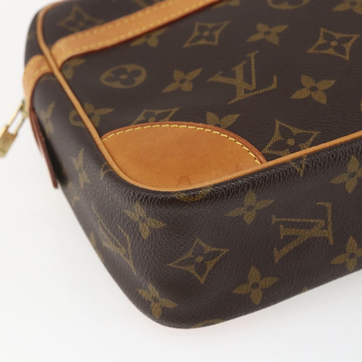 LOUIS VUITTON Monogram Compiegne 28 Clutch Bag M51845 LV Auth 165422