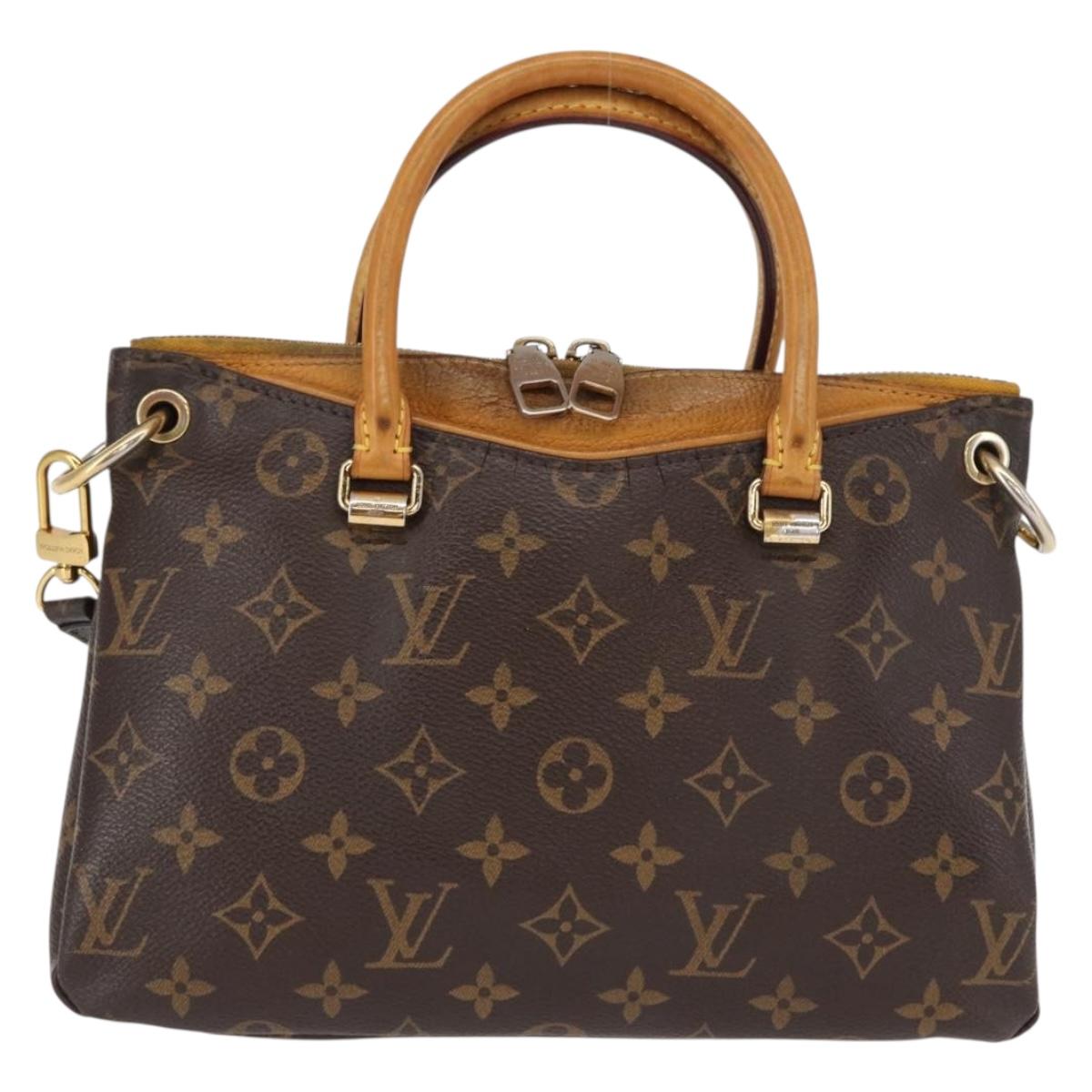 LOUIS VUITTON Monogram Palas BB Hand Bag 2way M40929 LV Auth 165423
