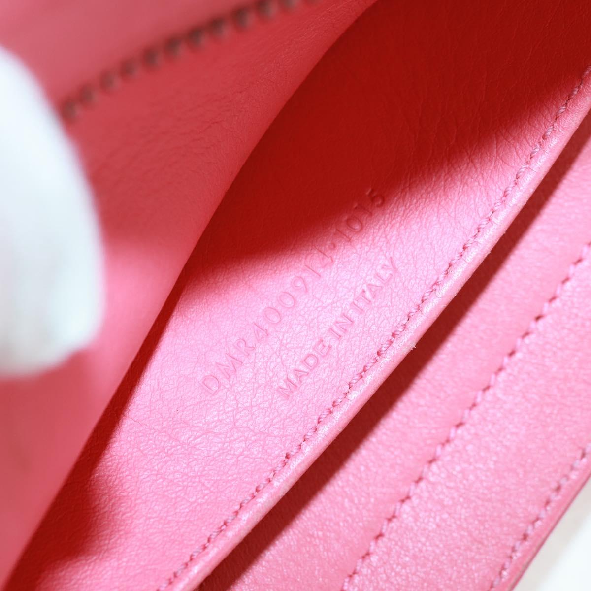 SAINT LAURENT Baby Cabas Hand Bag Leather 2way Gold Pink Auth 165430SAV