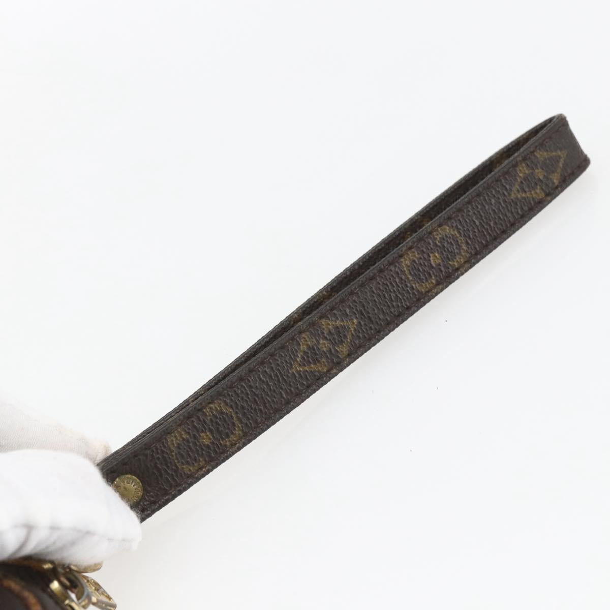 LOUIS VUITTON Monogram Marly Dragonne PM Clutch Bag M51827 LV Auth 165435