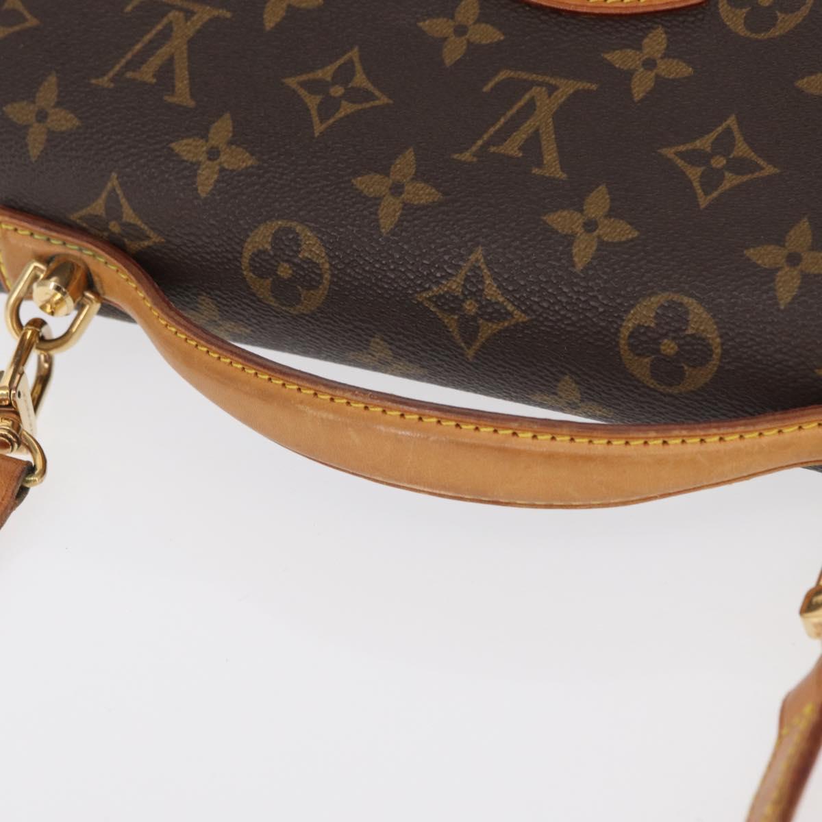 LOUIS VUITTON Monogram Bel Air Hand Bag 2way M51122 LV Auth 165445