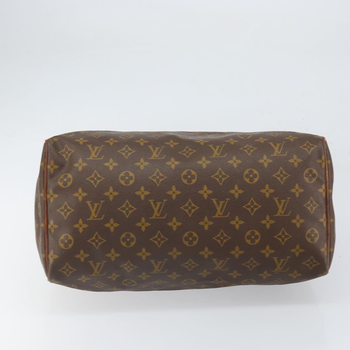 LOUIS VUITTON Monogram Speedy 35 Hand Bag M41524 LV Auth 165455A