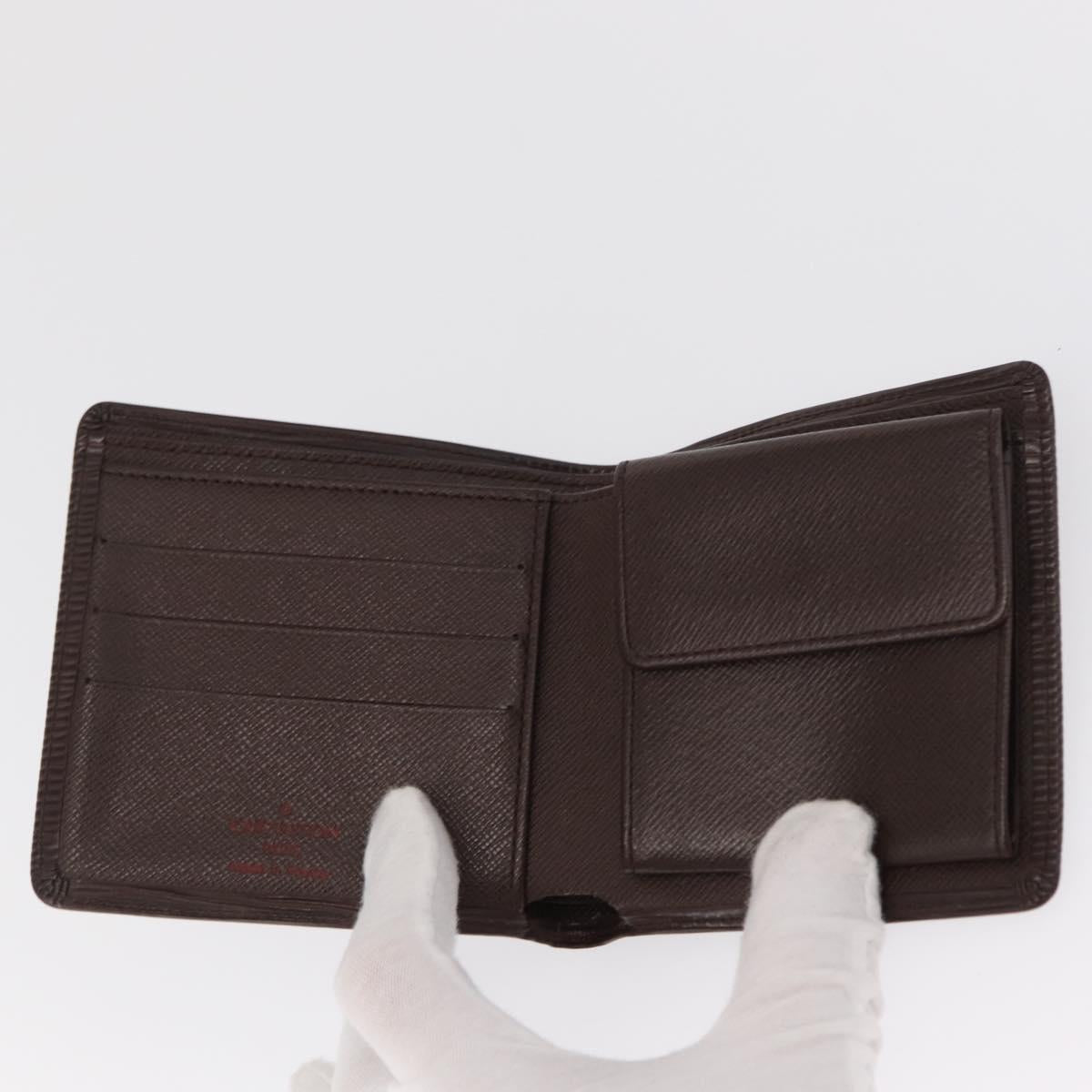 LOUIS VUITTON Epi Portefeuille Marco Bifold Wallet Mocha M6354D LV Auth 165463