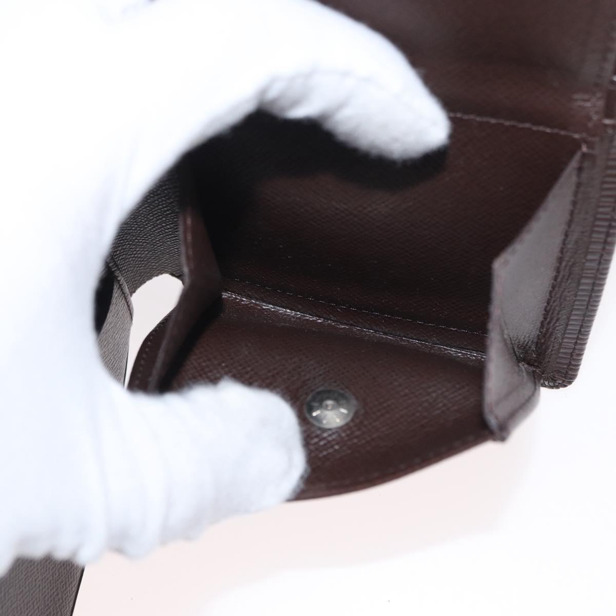 LOUIS VUITTON Epi Portefeuille Marco Bifold Wallet Mocha M6354D LV Auth 165463