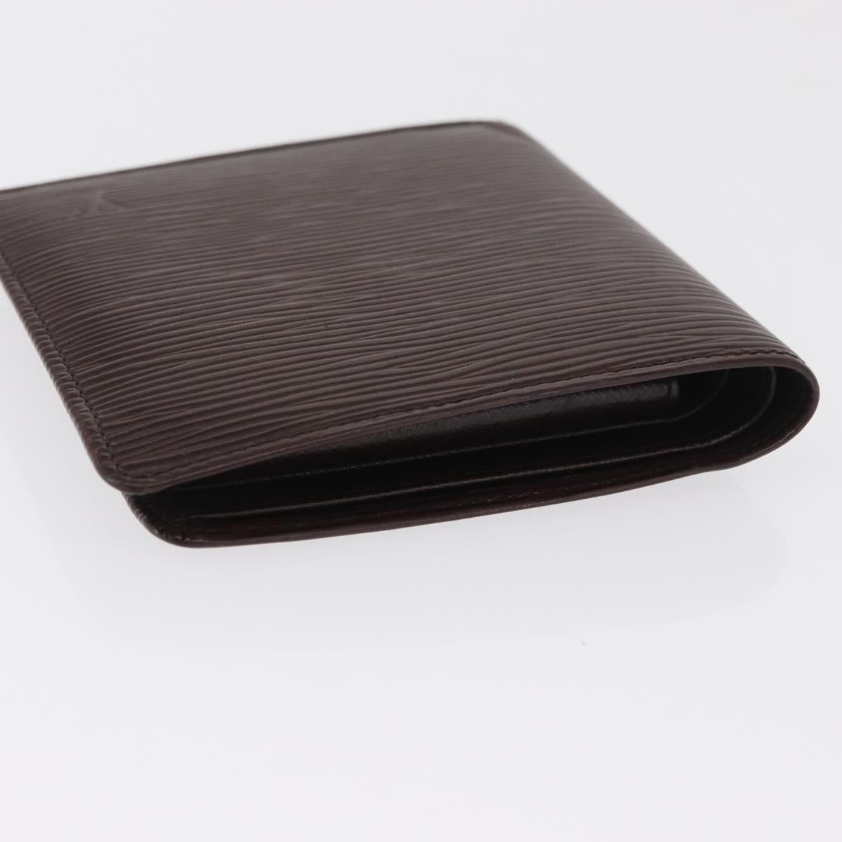 LOUIS VUITTON Epi Portefeuille Marco Bifold Wallet Mocha M6354D LV Auth 165463